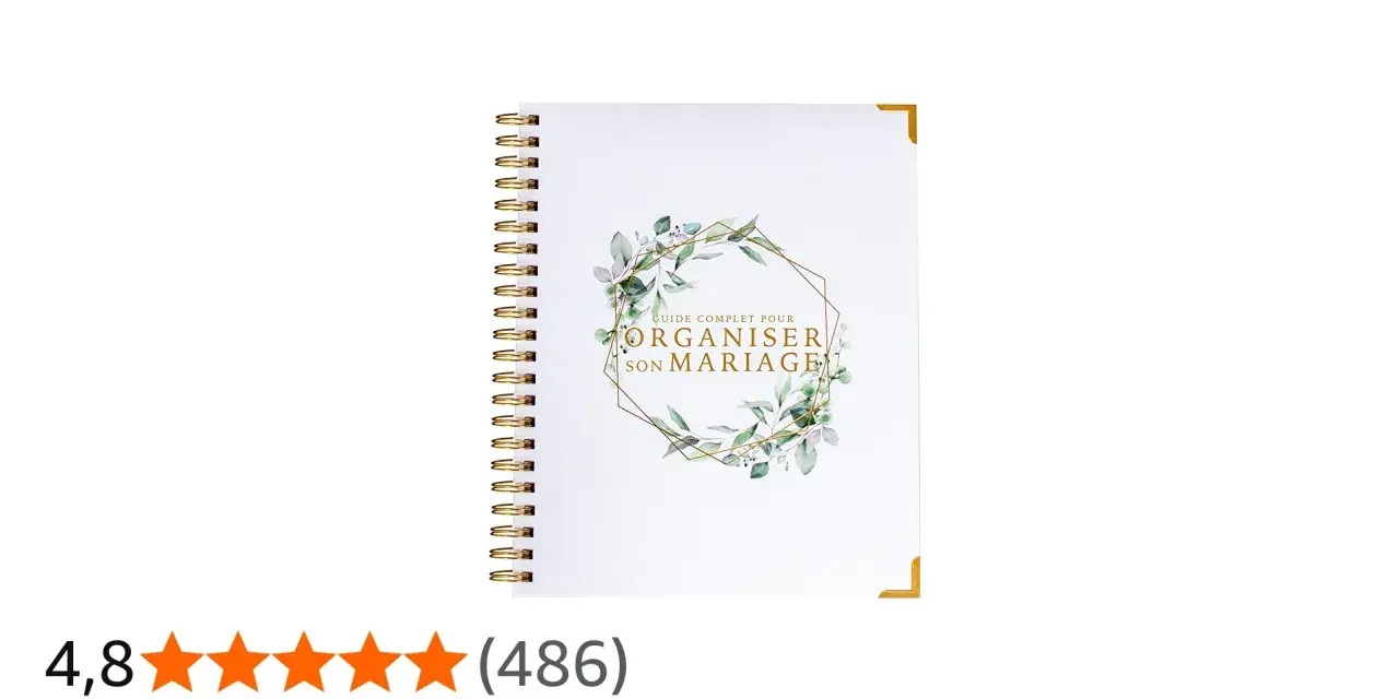 Guide complet pour organiser son mariage, un carnet indispensable pour chaque étape de votre union.