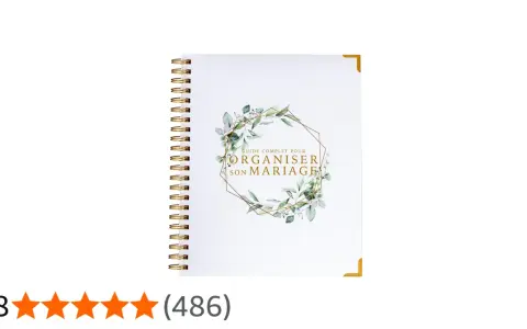 Guide complet pour organiser son mariage, un carnet indispensable pour chaque étape de votre union.