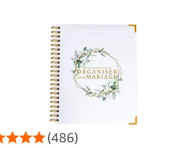 Guide complet pour organiser son mariage, un carnet indispensable pour chaque étape de votre union.