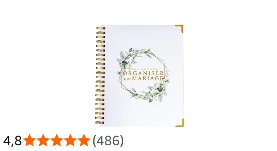 Guide complet pour organiser son mariage, un carnet indispensable pour chaque étape de votre union.